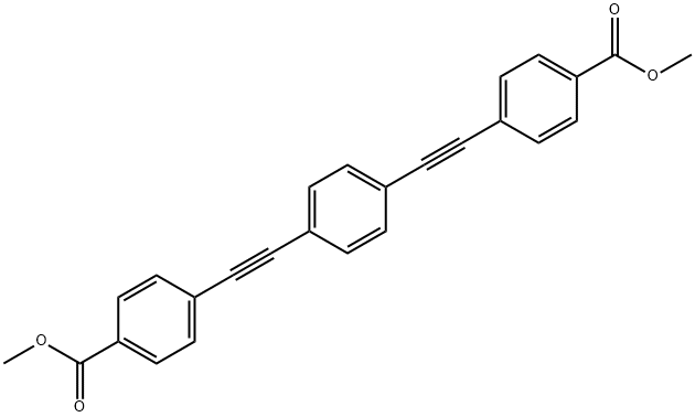 Benzoic acid, 4,4'-(1,4-phenylenedi-2,1-ethynediyl)bis-, dimethyl ester,Benzoic acid, 4,4'-(1,4-phenylenedi-2,1-ethynediyl)bis-, dimethyl ester