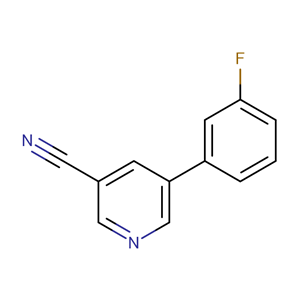 5-(3-fluorophenyl)pyridine-3-carbonitrile,5-(3-fluorophenyl)pyridine-3-carbonitrile