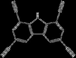 1,3,6,8-四乙炔基-咔唑,1,3,6,8-tetraethynyl-9H-carbazole