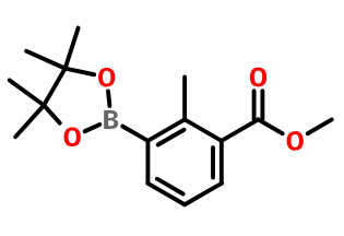 2-甲基-3-(4,4,5,5-四甲基-1,3,2-二噁硼烷-2-基)苯甲酸甲酯,methyl 2-methyl-3-(4,4,5,5-tetramethyl-1,3,2-dioxaborolan-2-yl)benzoate