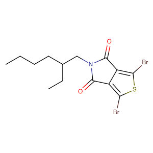 1,3-二溴-5-乙基己基-4H-噻吩并(3,4-C)吡咯-4,6(5H)-二酮,1,3-BibroMo-5-(2-ethylhexyl)-4H-thieno[3,4-c]pyrrole-4,6(5H)-dione