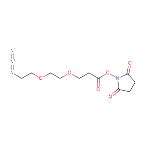 叠氮-二聚乙二醇-琥珀酰亚胺酯,Azido-PEG2-NHS ester