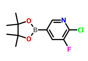 6-氯-5-氟吡啶-3-硼酸频那醇酯,2-Chloro-3-fluoro-5-(4,4,5,5-tetramethyl-1,3,2-dioxaborolan-2-yl)pyridine