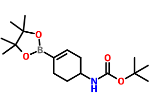 (4-(Boc-氨基)环己-1-烯-1-基)硼酸频那醇酯,tert-Butyl (4-(4,4,5,5-tetramethyl-1,3,2-dioxaborolan-2-yl)cyclohex-3-en-1-yl)carbamate