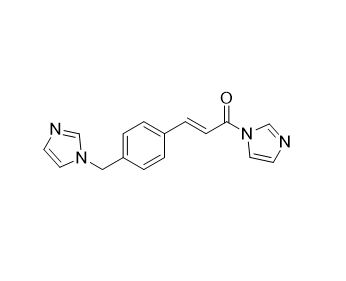 奧扎格雷鈉雜質07,(E)-3-(4-((1H-imidazol-1-yl)methyl)phenyl)-1-(1H-imidazol-1-yl)prop-2-en-1-one