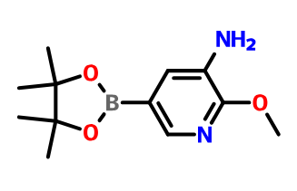 3-氨基-2-甲氧基吡啶-5-硼酸频哪醇酯,2-Methoxy-5-(4,4,5,5-tetramethyl-1,3,2-dioxaborolan-2-yl)pyridin-3-amine