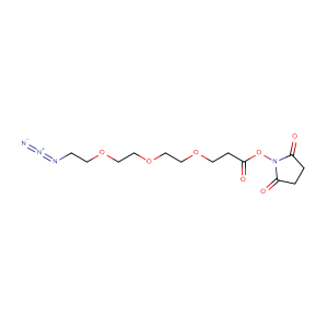 1245718-89-1，叠氮-三聚乙二醇-丙烯酸琥珀酰亚胺