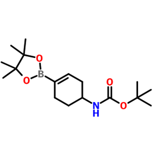 (4-(Boc-氨基)环己-1-烯-1-基)硼酸频那醇酯,tert-Butyl (4-(4,4,5,5-tetramethyl-1,3,2-dioxaborolan-2-yl)cyclohex-3-en-1-yl)carbamate