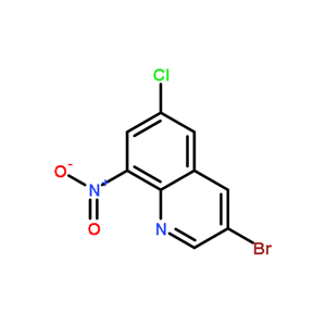 3-溴-6-氯-8-硝基喹啉,3-bromo-6-chloro-8-nitroquinoline