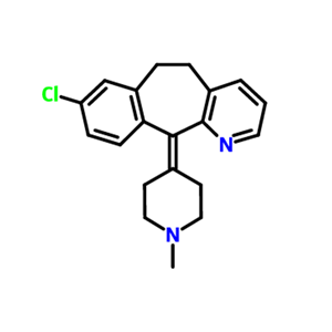 8-氯-6,11-二氢-11-(1-甲基-4-哌啶叉)-5H-苯并[5,6]环庚烷[1,2-b]吡啶,N-Methyl Loratadine