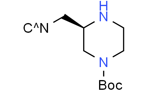 叔-丁基 (3R)-3-(氰基甲基)哌嗪-1-甲酸基酯,tert-butyl (R)-3-(cyanomethyl)piperazine-1-carboxylate