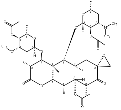 醋竹桃霉素,Oleandomycin triacetate