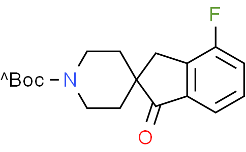 tert-butyl 4-fluoro-1-oxo-1,3-dihydrospiro[indene-2,4'-piperidine]-1'-carboxylate