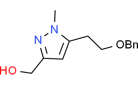(5-(2-(benzyloxy)ethyl)-1-methyl-1H-pyrazol-3-yl)methanol