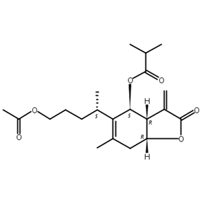 1-O-乙酰基-6-O-异丁酰基大花旋覆花内酯,1-O-Acetyl-6-O-isobutyrylbritannilactone