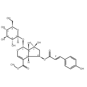 6-O-反式对香豆酰山栀苷甲酯,6-O-trans-p-Coumaroylshanzhiside methyl ester