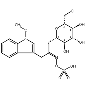 1-甲氧基-3-吲哚基甲基硫代葡萄糖苷,Neoglucobrassicin