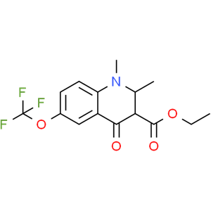 ethyl 1,2-dimethyl-4-oxo-6-(trifluoromethoxy)-1,2,3,4-tetrahydroquinoline-3-carboxylate