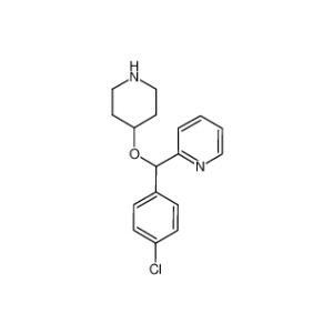 2-[(4-氯苯基)(4-哌啶基氧基)甲基]吡啶,2-((4-Chlorophenyl) (4-piperdinnyloxy) methyl pyridine
