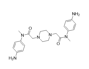 尼达尼布杂质10,2,2'-(piperazine-1,4-diyl)bis(N-(4-aminophenyl)-N-methylacetamide)