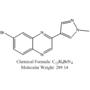 7-溴-2-(1-甲基-1h-吡唑-4-基)喹喔啉?,7-bromo-2-(1-methyl-1H-pyrazol-4-yl)-quinoxaline