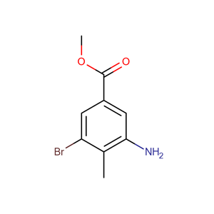 3-氨基-5溴-4-甲基苯甲酸甲酯,methyl 3-amino-5-bromo-4-methylbenzoate