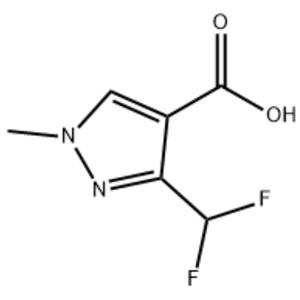 3-二氟甲基-1-甲基-1H-吡唑-4-羧酸,3-(difluoromethyl)-1-methyl-1H-pyrazole-4-carboxylic acid