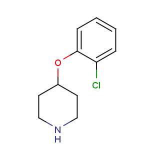 4-(2-氯苯氧基 )哌啶,4-(2-Chlorophenoxy)piperidine