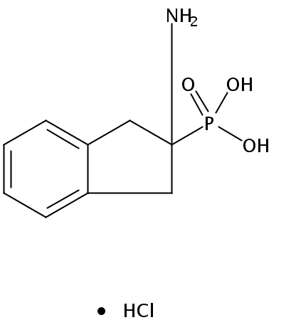 2-氨基茚满-2-膦酸盐酸盐,2-aminoindan-2-phosphonic acid