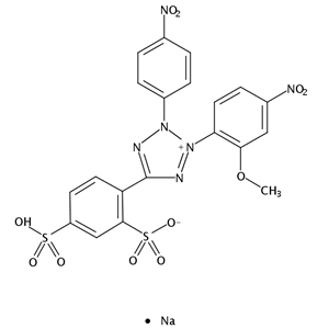 2-(2-甲氧基-4-硝基苯)-3-(4-硝基苯)-5-(2,4-二磺基苯)-2H-四氮唑单钠盐