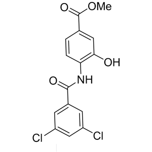 4-（3,5-二氯苯甲酰胺基） -3-羟基苯甲酸甲酯,Methyl 4 - (3,5-dichlorobenzamido) - 3-hydroxybenzoate