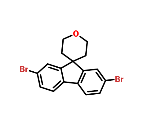 2,7-二溴-2',3',5',6'-四氢螺[芴-9,4'-吡喃],2,7-Dibromo-2',3',5',6'-tetrahydrospiro[fluorene-9,4'-pyran]