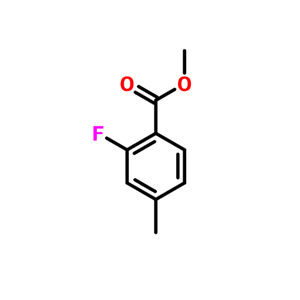 2-氟-4-甲基苯甲酸甲酯,methyl 2-fluoro-4-methylbenzoate
