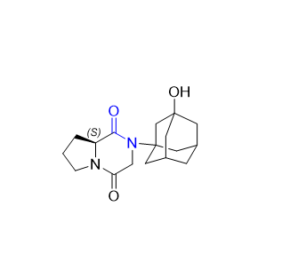 维格列汀杂质05,(S)-2-((1r,3R,5R,7S)-3-hydroxyadamantan-1-yl)hexahydropyrrolo[1,2-a]pyrazine-1,4-dione