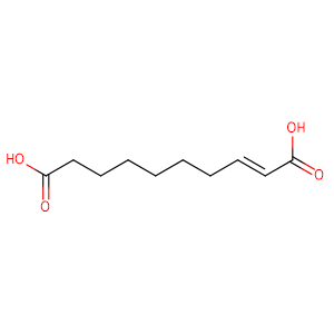 反-2-癸烯二酸,(E)-dec-2-enedioic acid