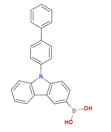 9-(4-联苯基)-3-硼酸咔唑,9-(biphenyl-4-yl)-3-boric acid-9H-carbazole