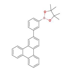 3-(2-三 亚苯基苯硼酸)频哪醇酯,4,4,5,5-tetramethyl-2-(3-(triphenylen-2-yl)phenyl)-1,3,2-dioxaborolane