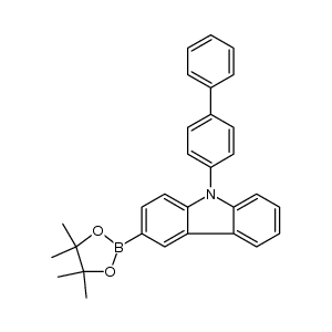 9-[1,1'-联苯]-4-基-3-(4,4,5,5-四甲基-1,3,2-二氧杂环戊硼烷-2-基)-9H-咔唑