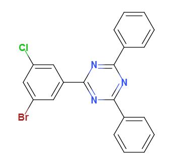 2-(3-溴-5-氯苯基)-4,6-二苯基-1,3,5三嗪,2-(3-bromo-5-chlorophenyl)-4,6-diphenyl-1,3,5-triazine