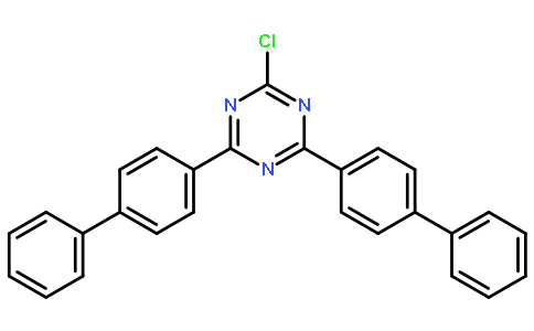 2-氯-4,6-二(4-联苯基）-1,3,5-三嗪,2,4-Bis([1,1'-biphenyl]-4-yl)-6-chloro-1,3,5-triazine