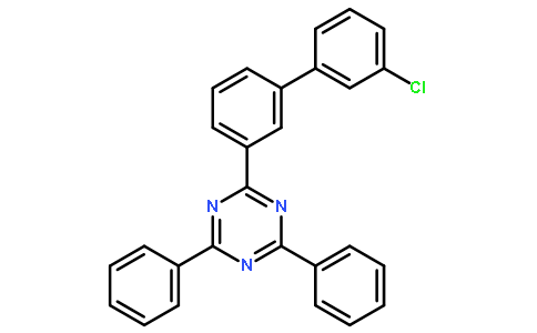 2-(3'-氯联苯-3-基)-4,6-二苯基-1,3,5-三嗪,2-(3'-Chloro[1,1'-biphenyl]-3-yl)-4,6-diphenyl-1,3,5-triazine