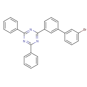 2(3(3'-溴联苯基))-4,6-二苯基-1,3,5-三嗪,2-{3'-bromo-[1,1'-biphenyl]-3-yl}-4,6-diphenyl-1,3,5-triazine