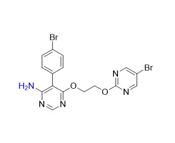 马西替坦杂质01,5-(4-bromophenyl)-6-(2-((5-bromopyrimidin-2-yl)oxy)ethoxy)pyrimidin-4-amine