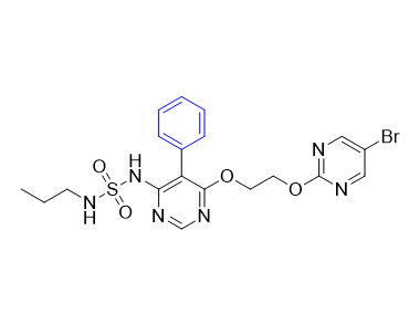马西替坦杂质10,5-(4-phenyl)-6-[2-(5-bromopyrimidin-2-yl)oxyethoxy]-N-(propylsulfamoyl)pyrimidin-4-amine
