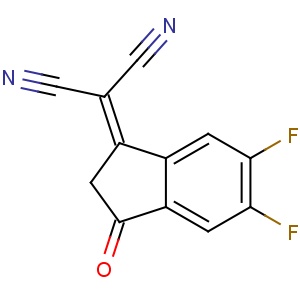 5,6-二氟-3-(二氰基亚甲基)靛酮,2-(5,6-difluoro-3-oxo-2,3-dihydro-1H-inden-1-ylidene)malononitrile