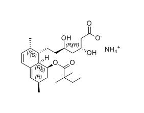 辛伐他汀杂质01（NH3）,(3R,5R)-7-((1S,2S,6R,8S,8aR)-8-((2,2-dimethylbutanoyl)oxy)-2,6-dimethyl-1,2,6,7,8,8a-hexahydronaphthalen-1-yl)-3,5-dihydroxyheptanoic acid