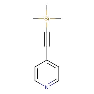 4-吡啶乙炔基三甲基硅烷,Pyridine, 4-[(trimethylsilyl)ethynyl]- (9CI)