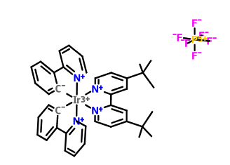 (4,4'-二叔丁基-2,2'-联吡啶)双[(2-吡啶基)苯基]铱(III)六氟磷酸盐,[Ir(dtbbpy)(ppy)2]PF6[[Ir(dtbbpy)(ppy)2]PF6]