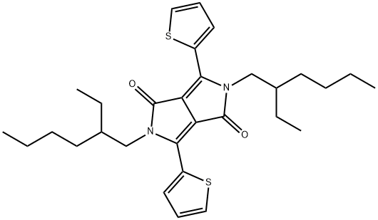 2,5-双(2-乙基己基)-3,6-二(噻吩-2-基)吡咯并[3,4-c]吡咯-1,4(2H,5h)-二酮,2,5-bis(2-ethylhexyl)-3,6-di(thiophen-2-yl)pyrrolo[3,4-c]pyrrole-1,4(2H,5H)-dione