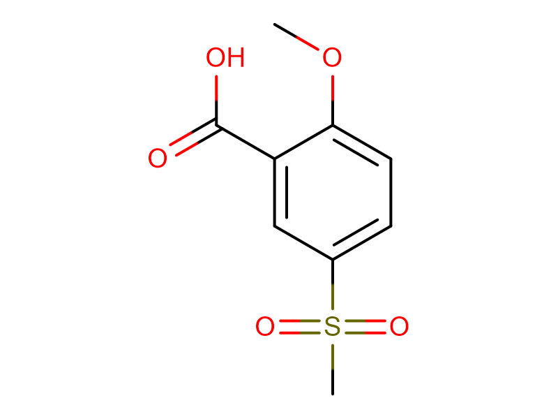 2-甲氧基-5-甲磺酰基苯甲酸,2-Methoxy-5-(methylsulfonyl)benzoic acid